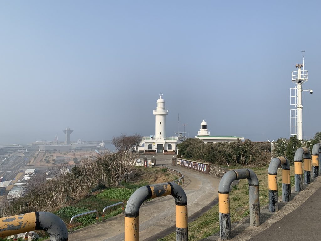 카페물결, 산지등대에서 보는 제주항_2023 2