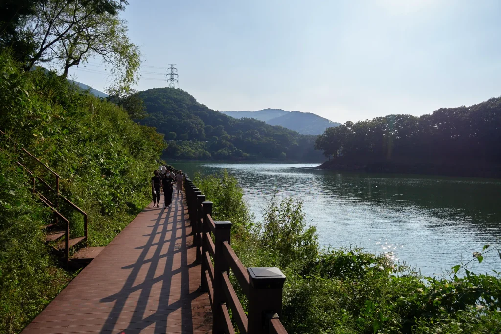 마장호수 출렁다리 경기도 가을여행 가볼만한 곳_2021 18